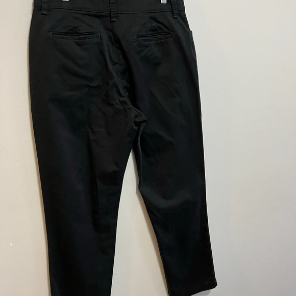 Lee relaxed fit Sz 12 long black casual pants - Picture 2 of 7